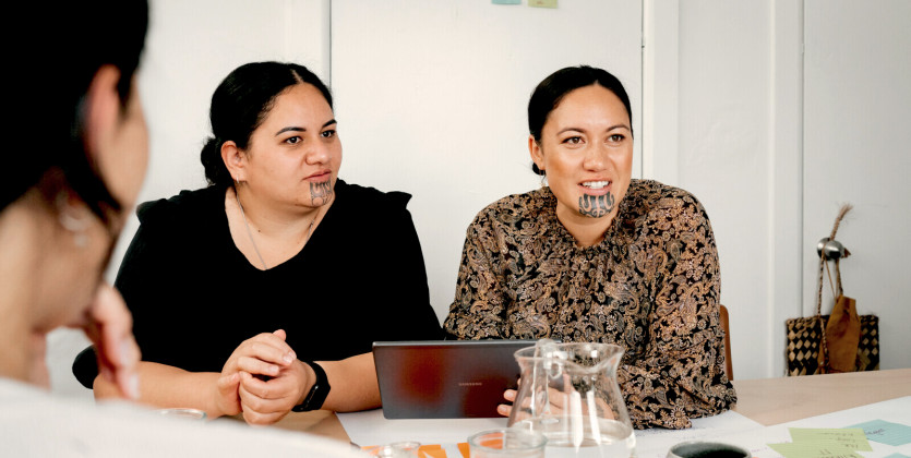woman in meeting graded
